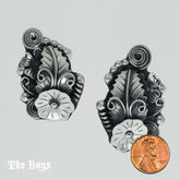 Earrings Floral Mexican Sterling Silver